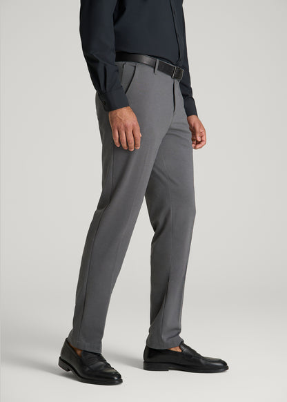 Flex Tech Suit Pants for Tall Men in Slate Nailhead
