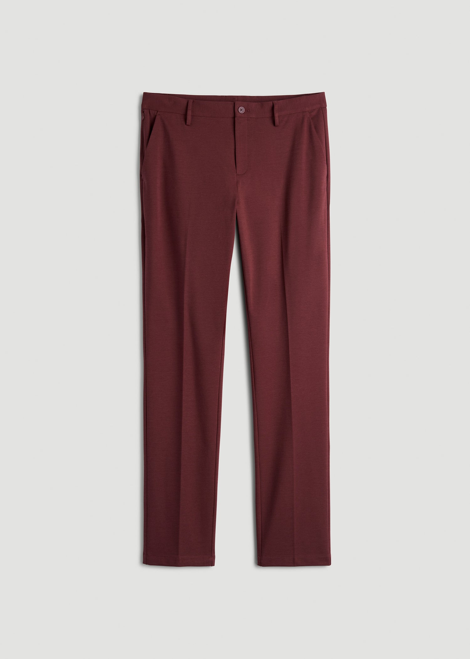 Flex Tech Suit Pants for Tall Men in Tawny Port Nailhead