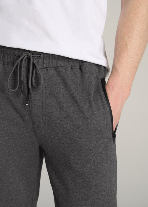 Wearever French Terry Joggers for Tall Men in Charcoal Mix