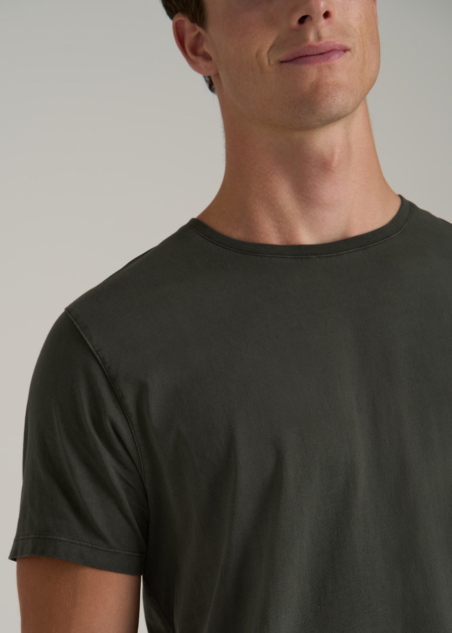 MODERN-FIT Garment Dyed Cotton Men's Tall T-Shirt in Pine Grove