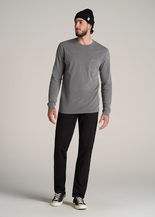 American-Tall-Men-Garment-Dyed-Long-Sleeve-Pocket-Tee-Slate-Full