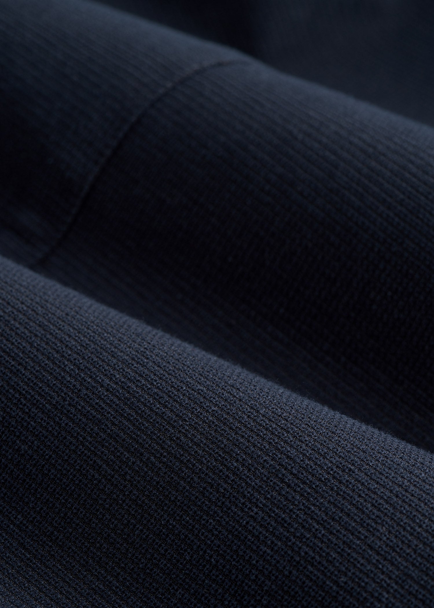 Textured Garment Washed Stretch Cotton Blazer for Tall Men in Evening Blue