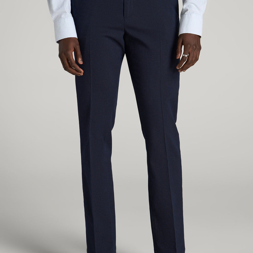 Garment Washed Stretch Cotton Suit Pants for Tall Men Garment Washed Stretch Cotton Suit Pants for Tall Men