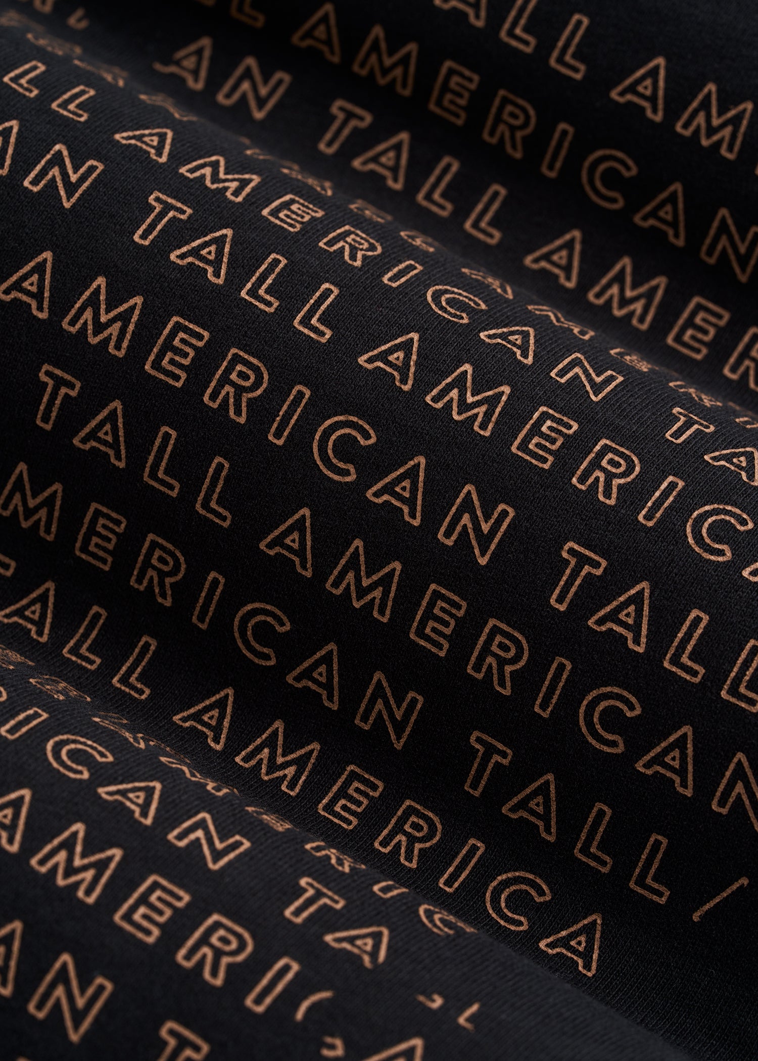 Giraffe Graphic Tee for Tall Men in Black
