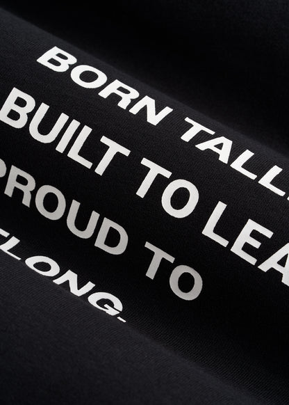 Mission Graphic Tee for Tall Men in Black