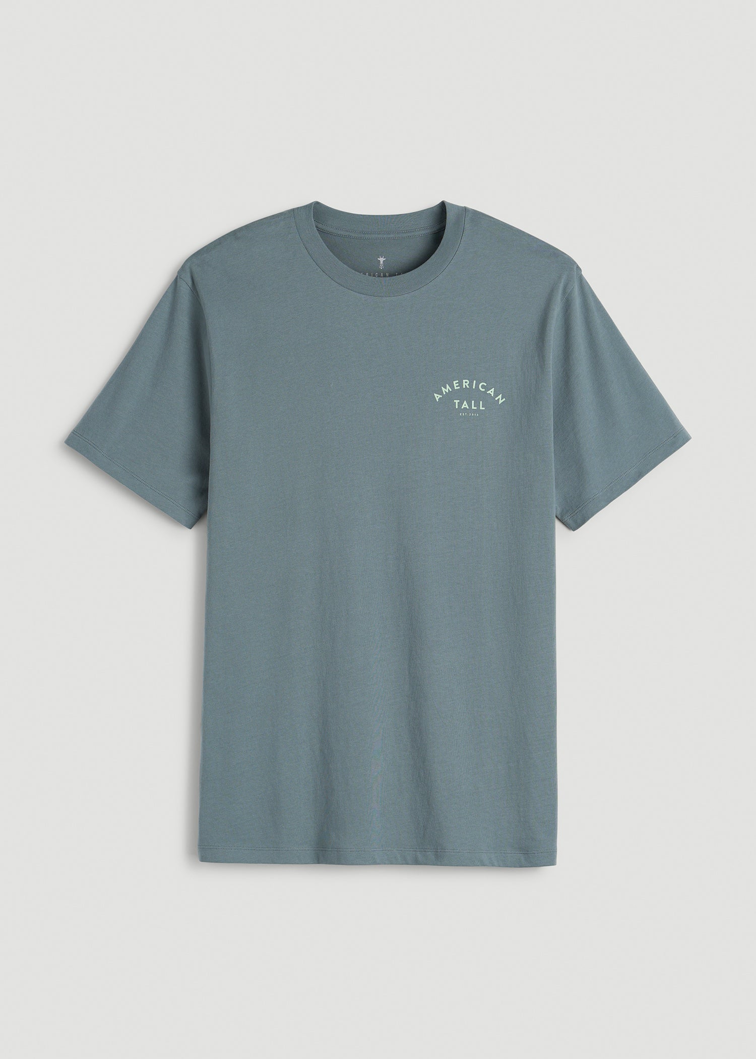 Giraffe Graphic Tee for Tall Men in Trooper