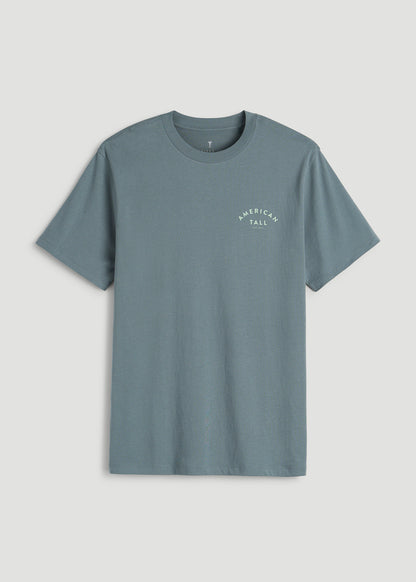 Giraffe Graphic Tee for Tall Men in Trooper