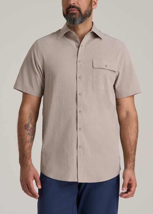 LJ&S Great Lakes Sport Shirt for Tall Men in Atmosphere