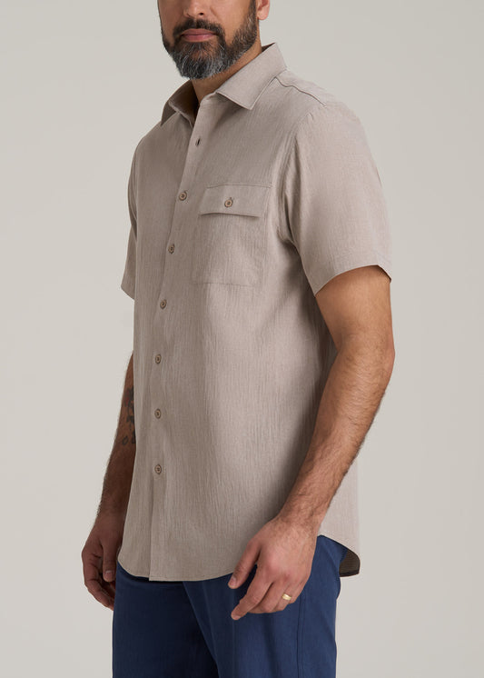 LJ&S Great Lakes Sport Shirt for Tall Men in Atmosphere