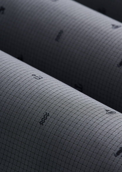 LJ&S Great Lakes Sport Shirt for Tall Men in Fishing Icon Print