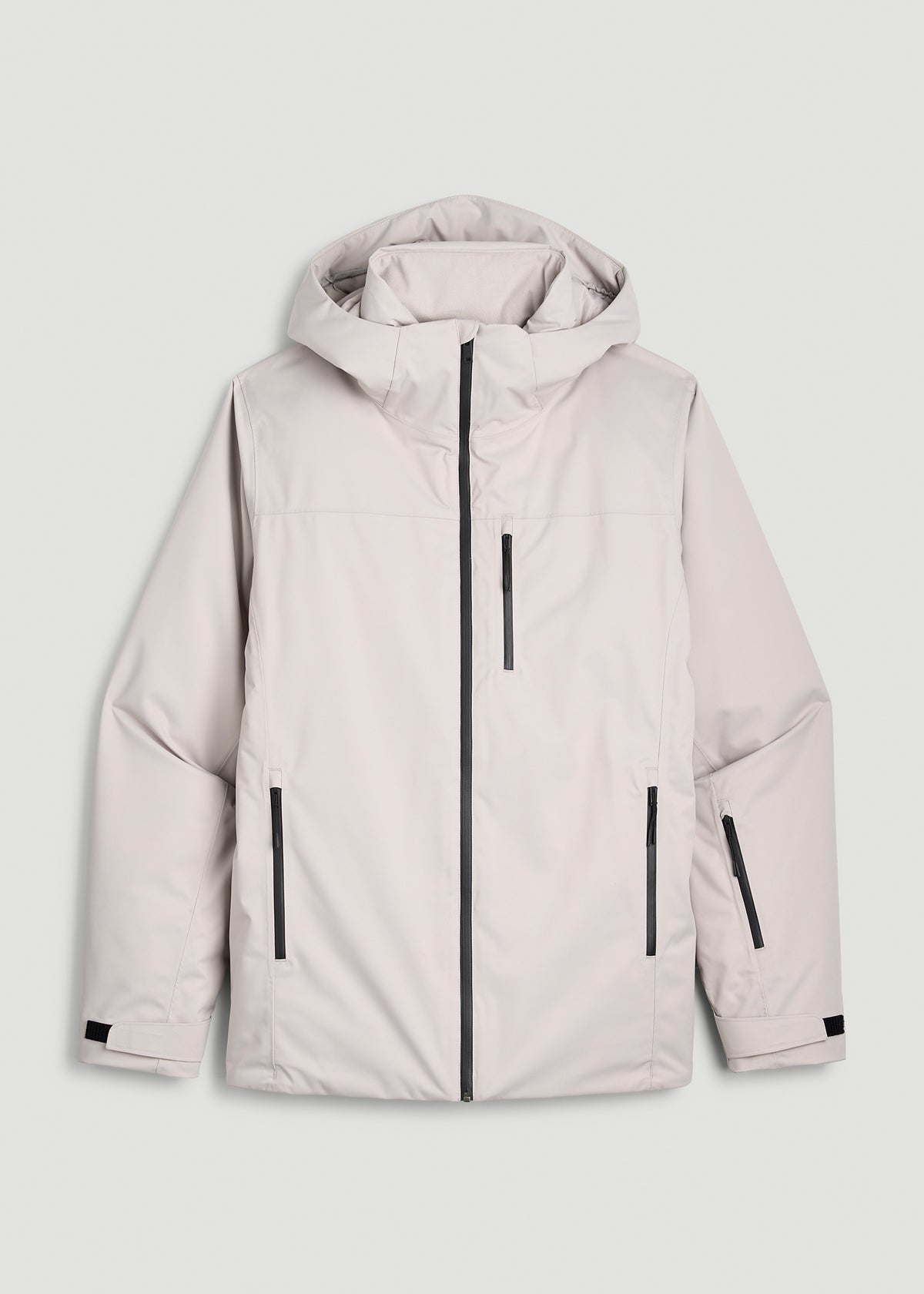 Insulated Ski Jacket for Tall Men in Evergrey