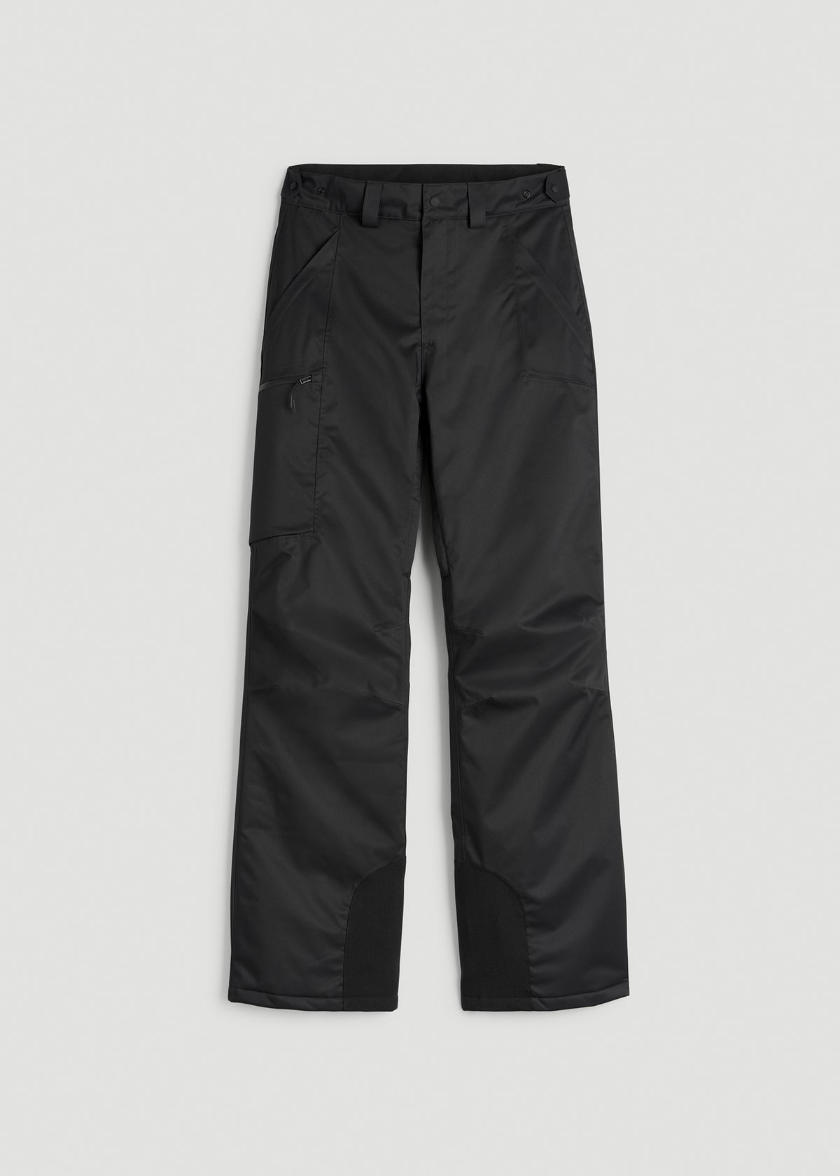 Insulated Ski Pants for Tall Men in Black