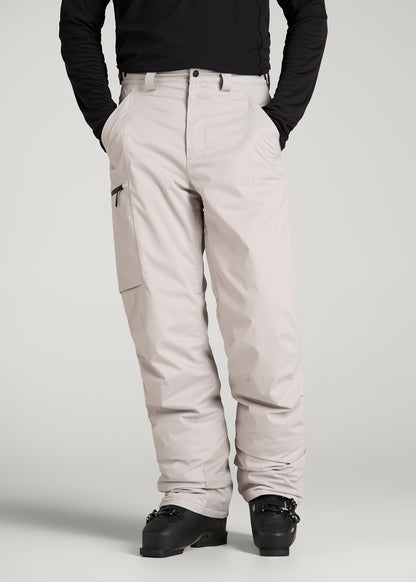 Insulated Ski Pants for Tall Men in Evergrey
