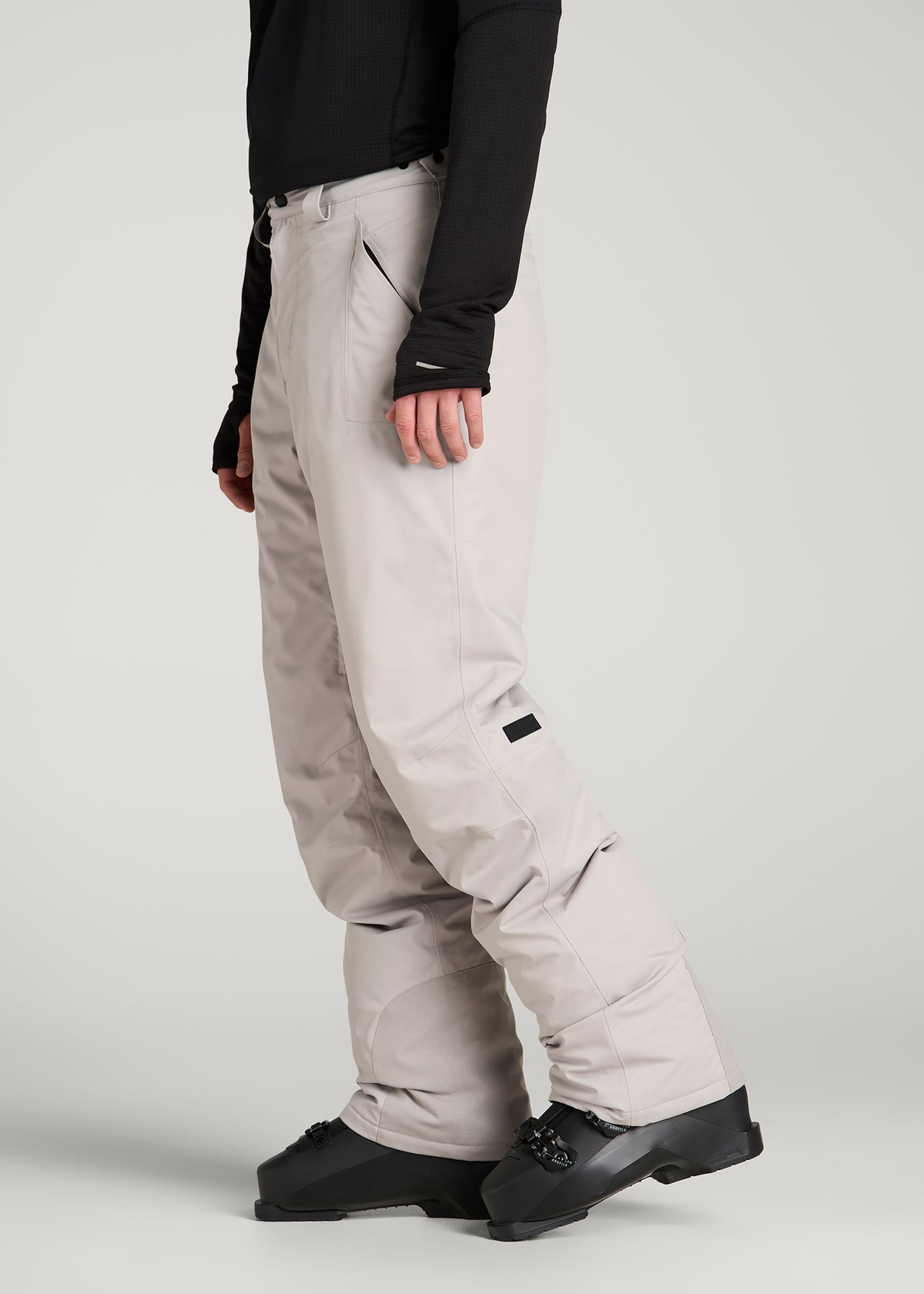 Insulated Ski Pants for Tall Men in Evergrey