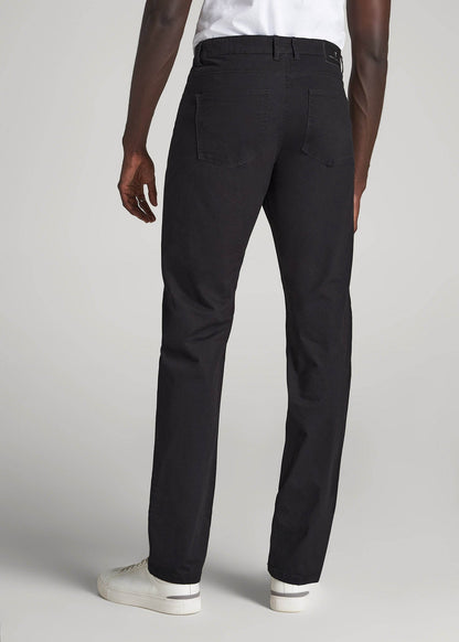 J1 STRAIGHT Leg Five-Pocket Pants for Tall Men in Black