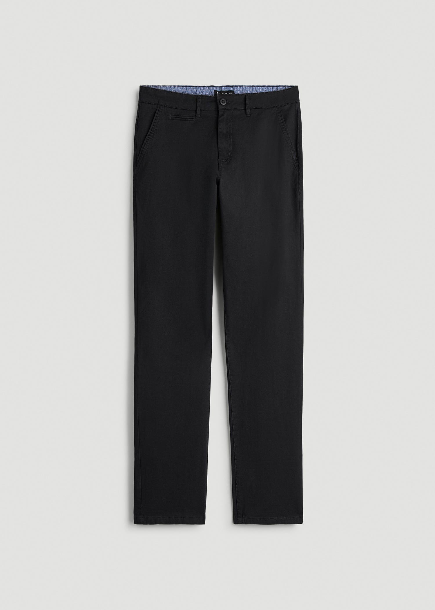 J1 STRAIGHT Leg Chinos for Tall Men in Black