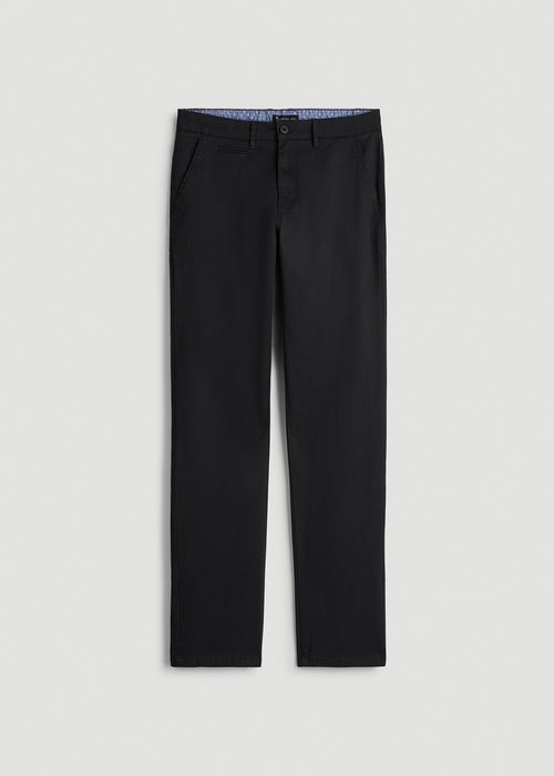 J1 STRAIGHT Leg Chinos for Tall Men in Black