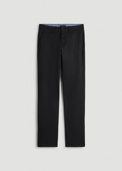 J1 STRAIGHT Leg Chinos for Tall Men in Black