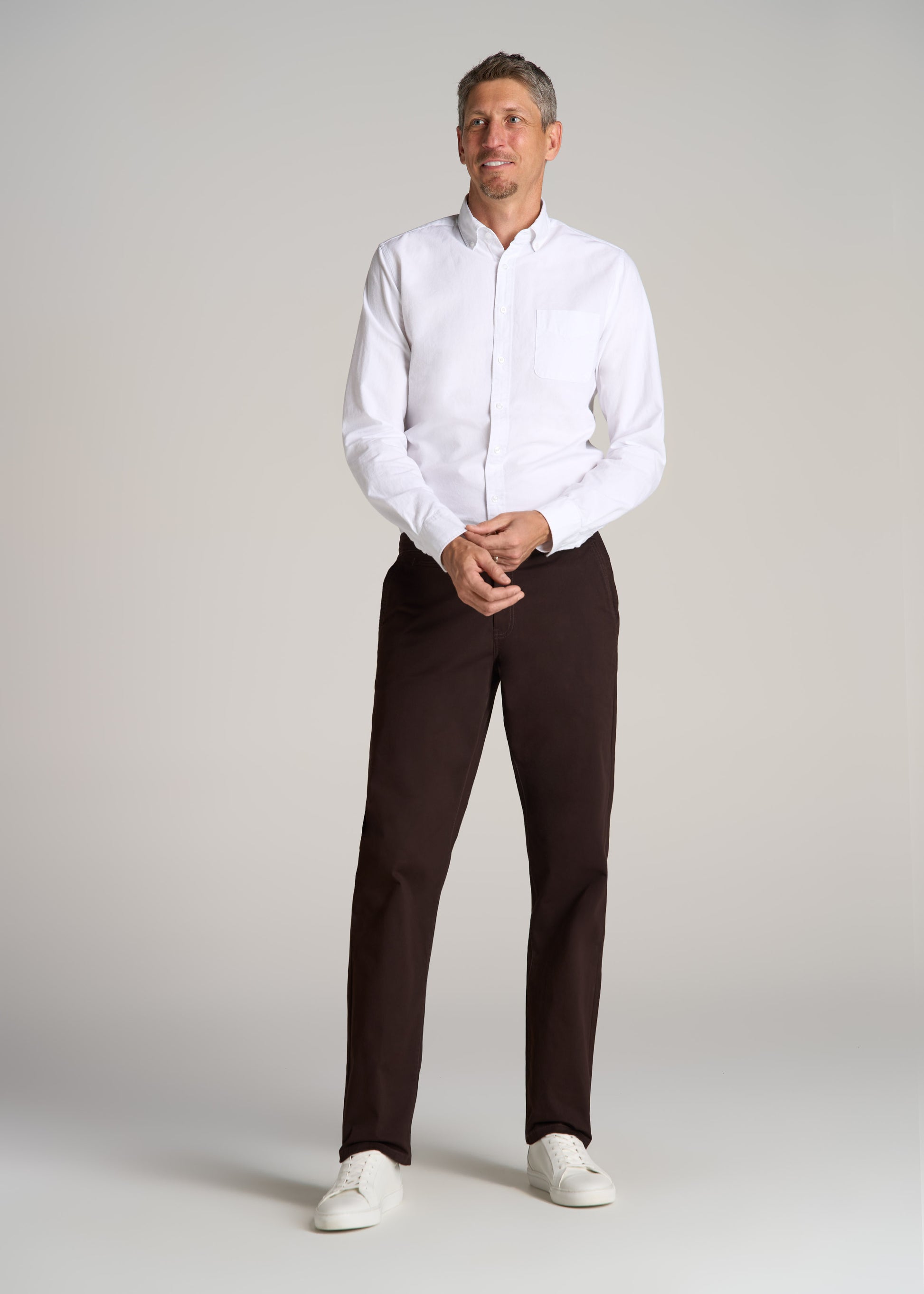 J1 Straight Leg Five-Pocket Pants For Tall Men Black