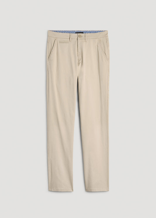 J1 STRAIGHT Leg Chinos in Desert Khaki - Pants for Tall Men