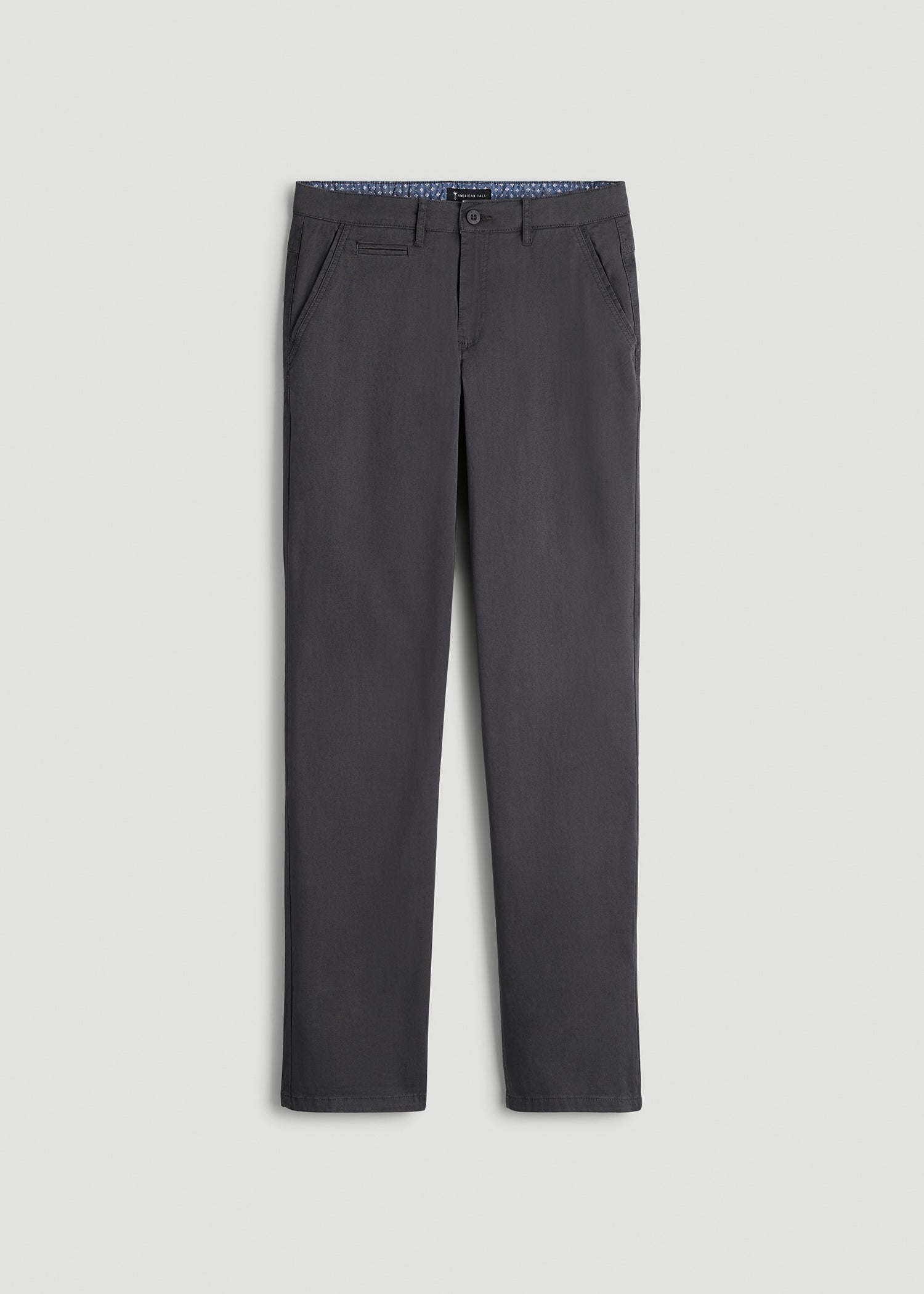 J1 STRAIGHT Leg Chinos for Tall Men in Iron Grey