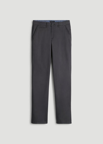 J1 STRAIGHT Leg Chinos for Tall Men in Iron Grey