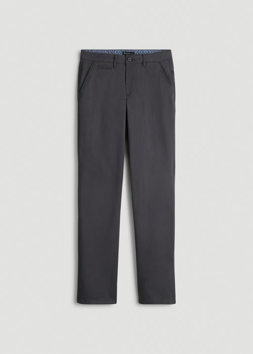 J1 STRAIGHT Leg Chinos for Tall Men in Iron Grey