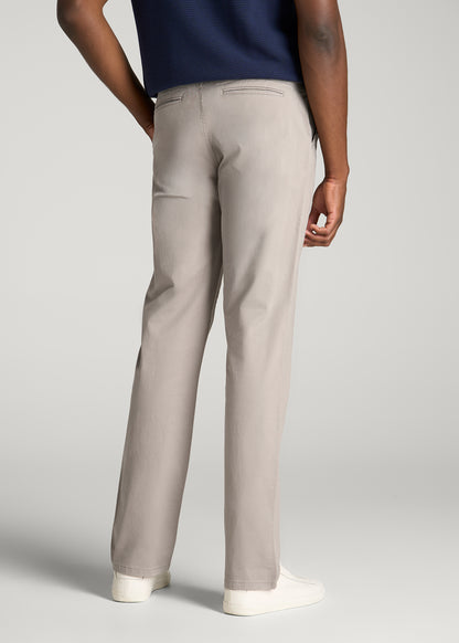 J1 Straight Fit Chino Pants for Tall Men in Moon Rock