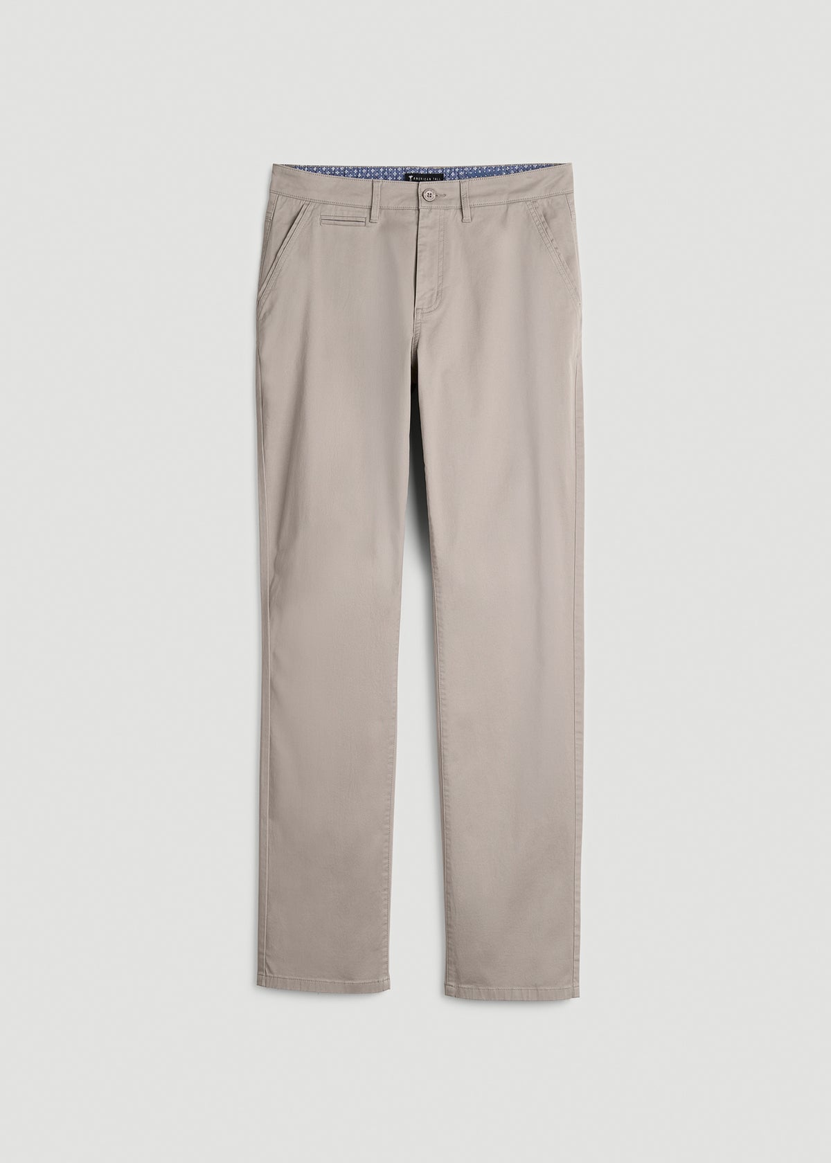 J1 Straight Fit Chino Pants for Tall Men in Moon Rock