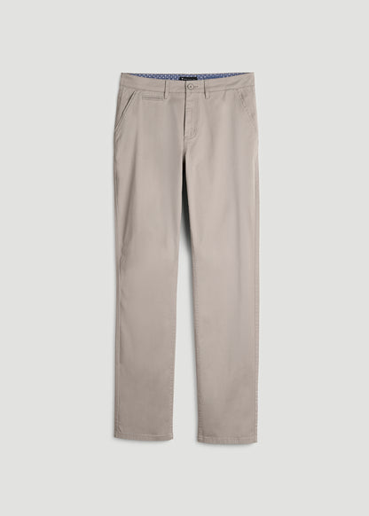 J1 Straight Fit Chino Pants for Tall Men in Moon Rock