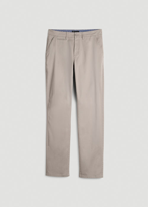 J1 Straight Fit Chino Pants for Tall Men in Moon Rock
