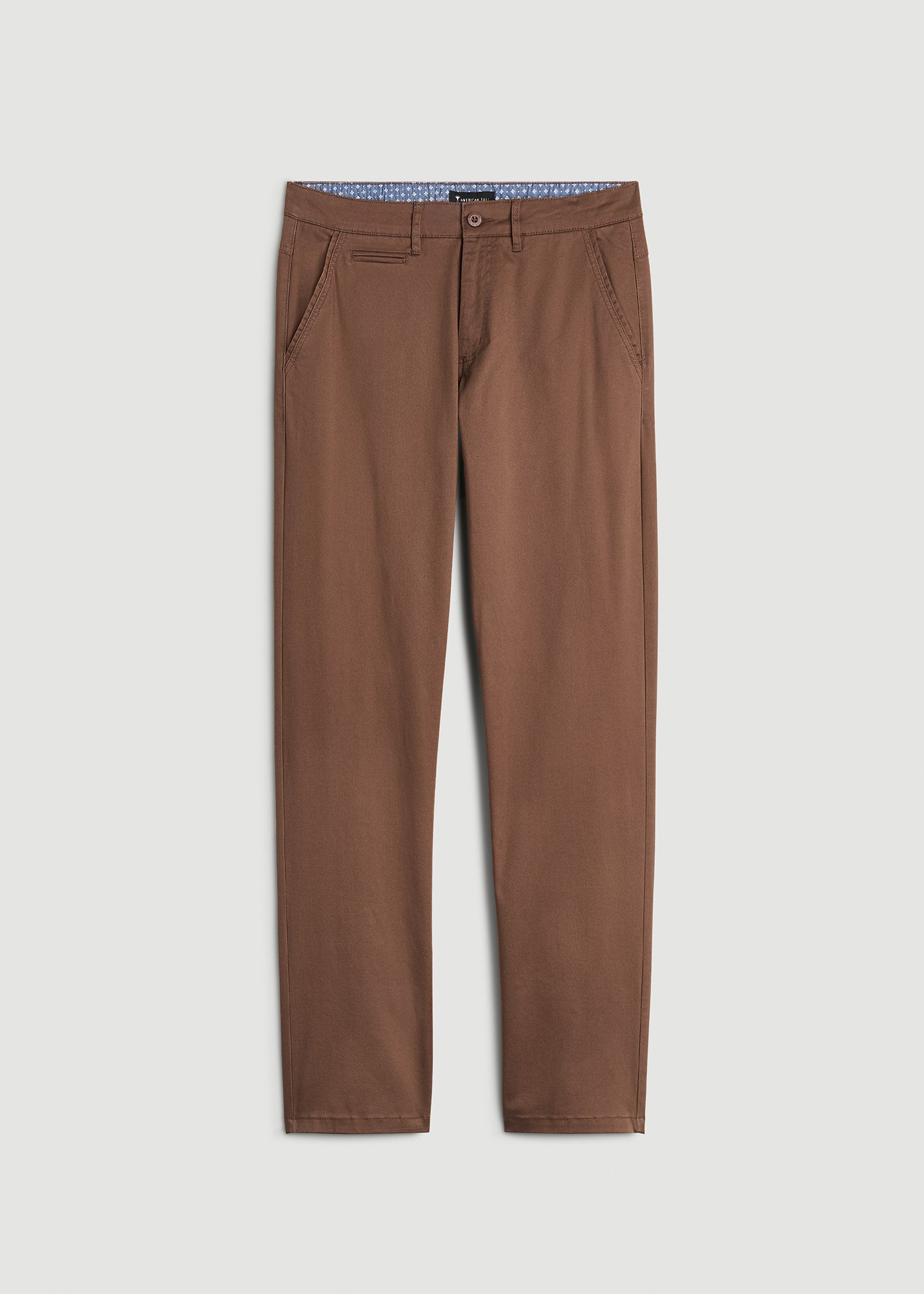 J1 STRAIGHT Leg Chinos for Tall Men in Otter Brown