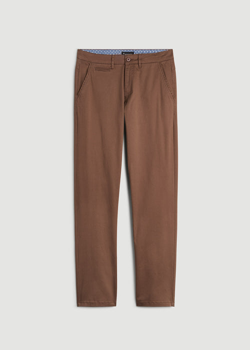 J1 STRAIGHT Leg Chinos for Tall Men in Otter Brown