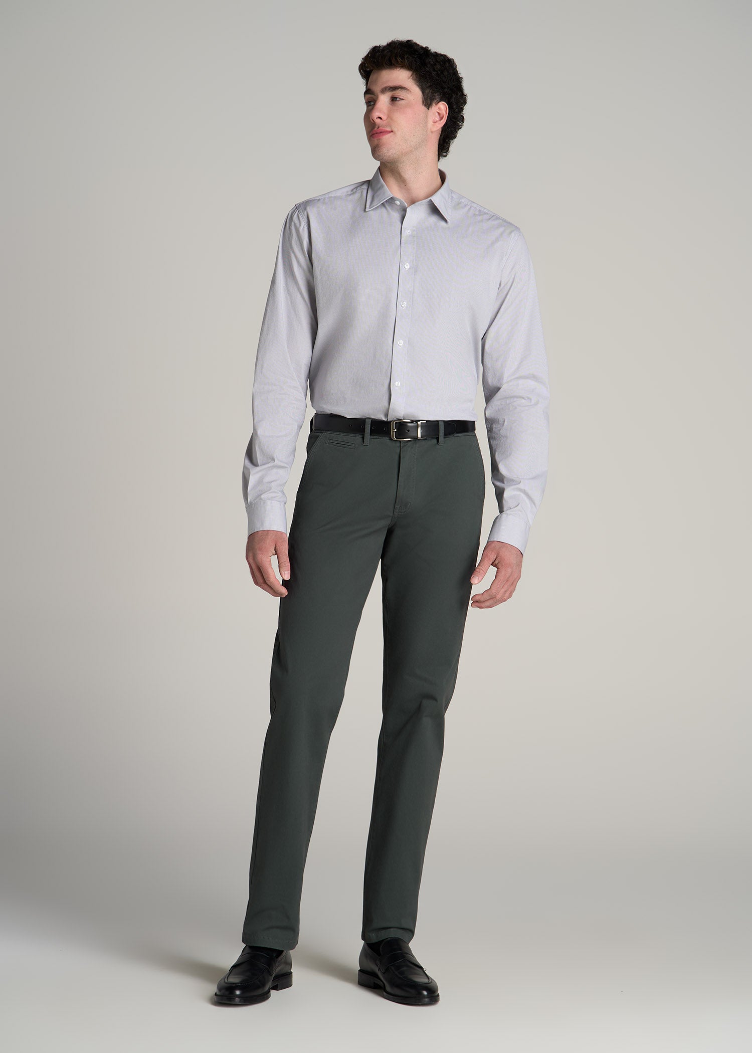 J1 Straight Leg Five-Pocket Pants For Tall Men Camo Green