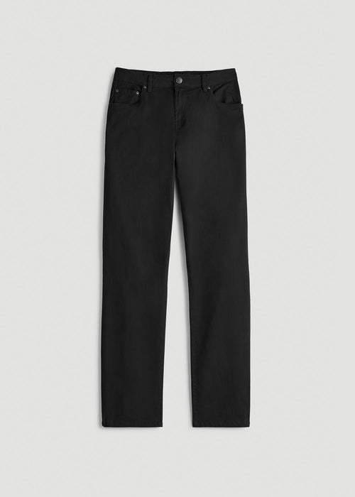 J1 STRAIGHT Leg Five-Pocket Pants for Tall Men in Black