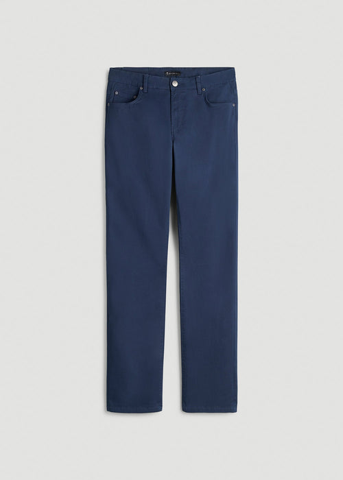 J1 STRAIGHT Leg Five-Pocket Pants for Tall Men in Marine Navy