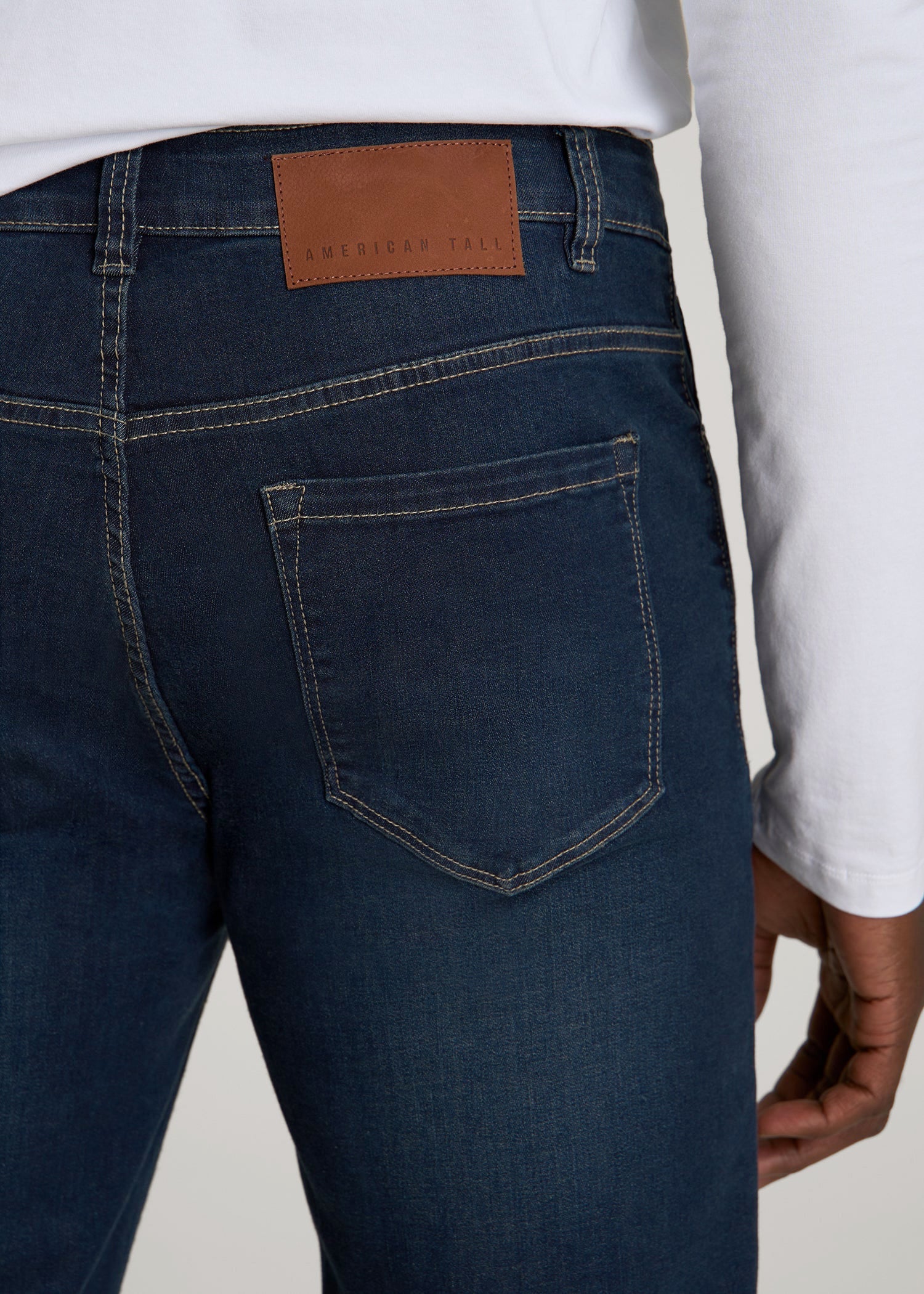J1 STRAIGHT LEG Jeans for Tall Men in Blue Steel