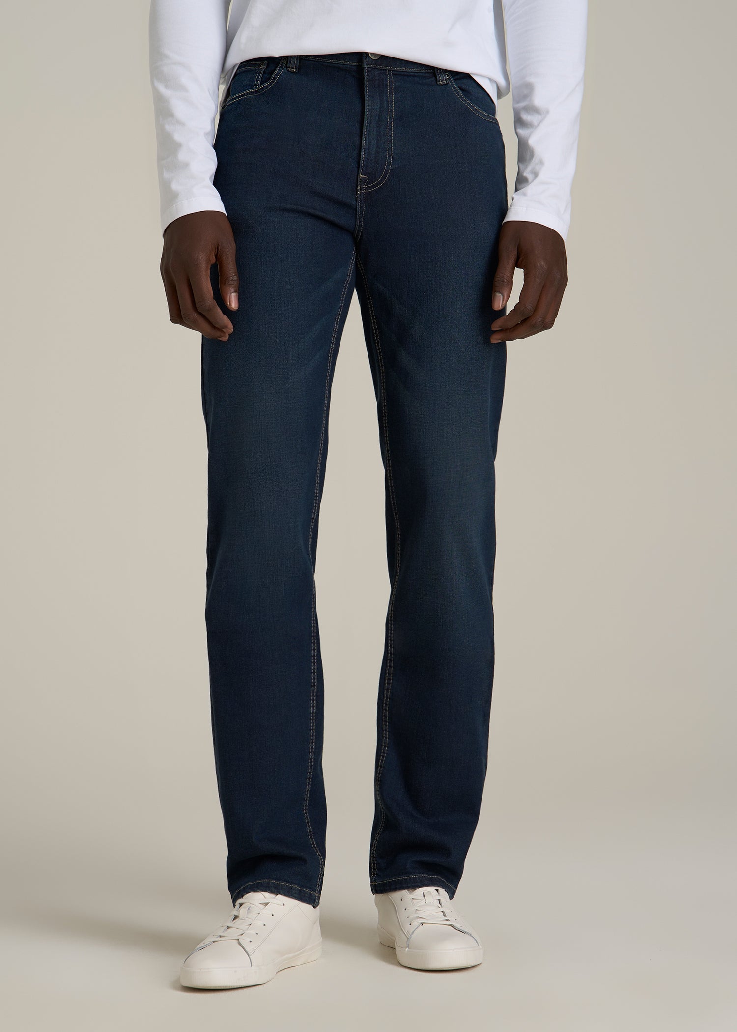 J1 STRAIGHT LEG Jeans for Tall Men in Blue Steel