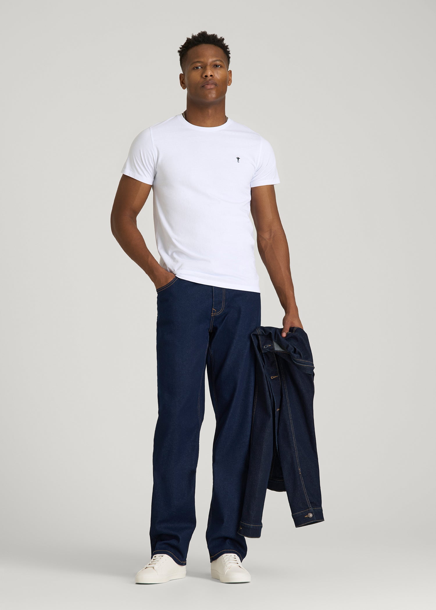 J1 STRAIGHT LEG Jeans for Tall Men in Deep Indigo Wash