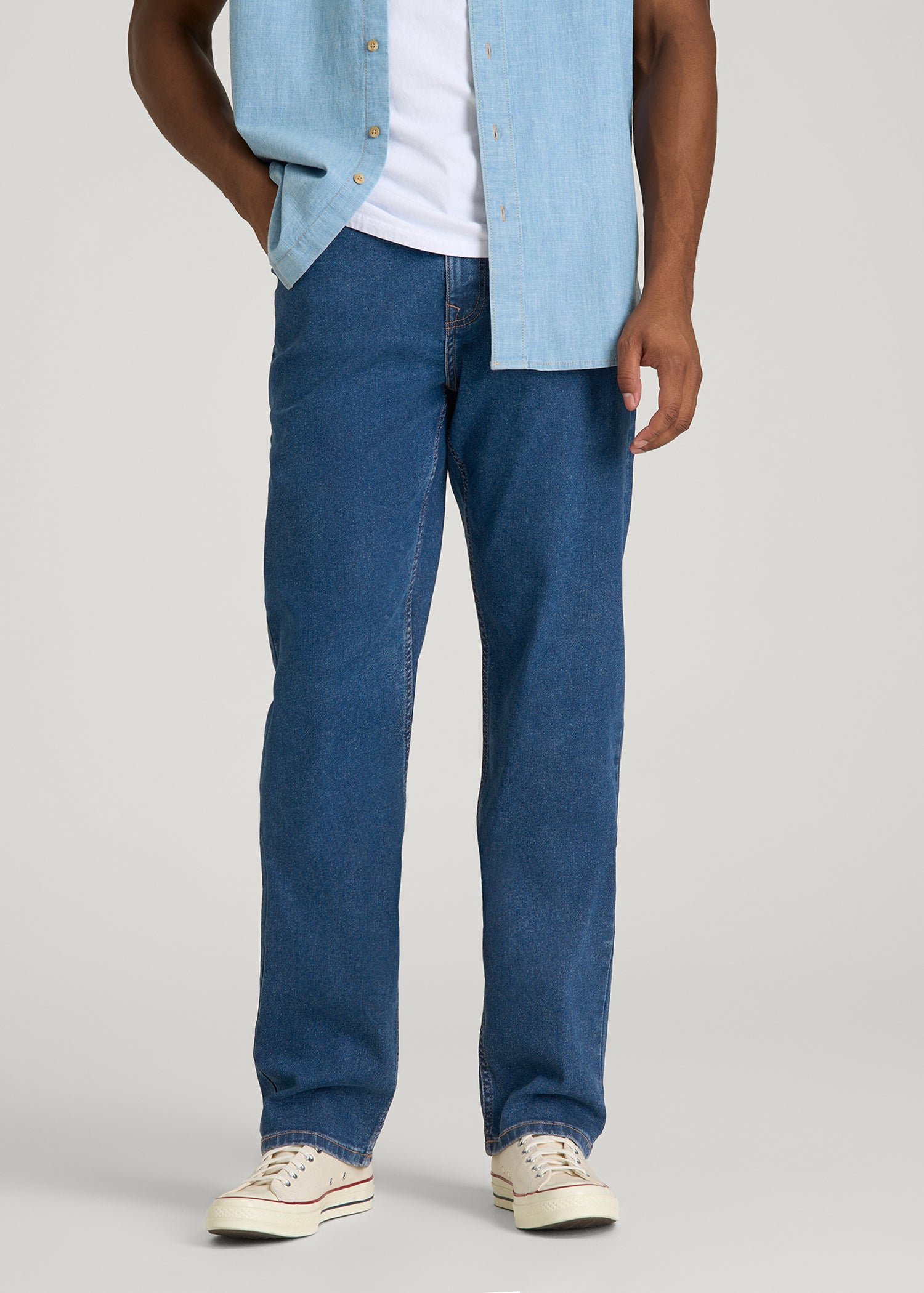 J1 STRAIGHT LEG Jeans for Tall Men in New Colorado Blue