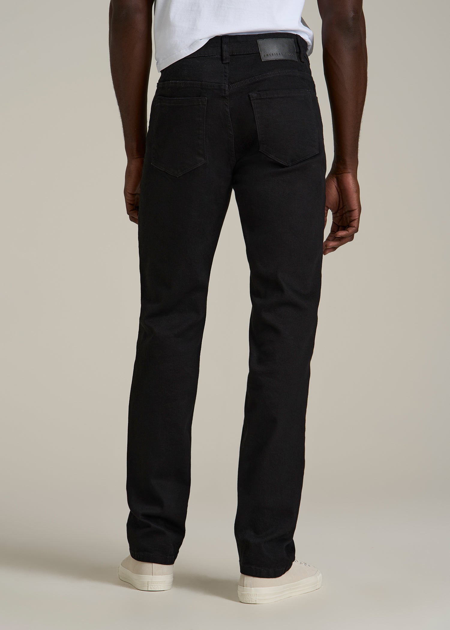 J1 STRAIGHT LEG Jeans for Tall Men in Black