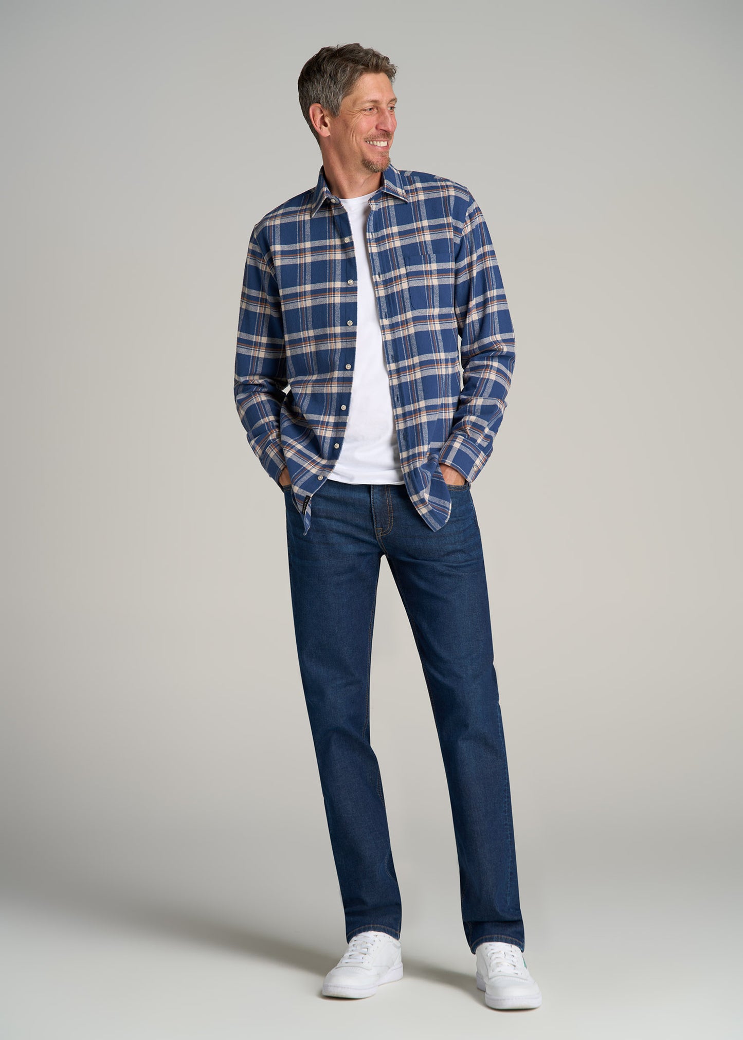 Mens Flannel Jeans