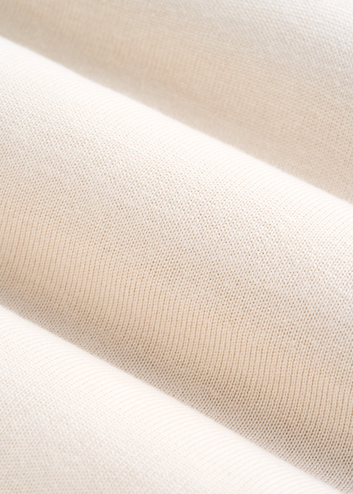 Linen Blend Knit Polo for Tall Men in White Sand