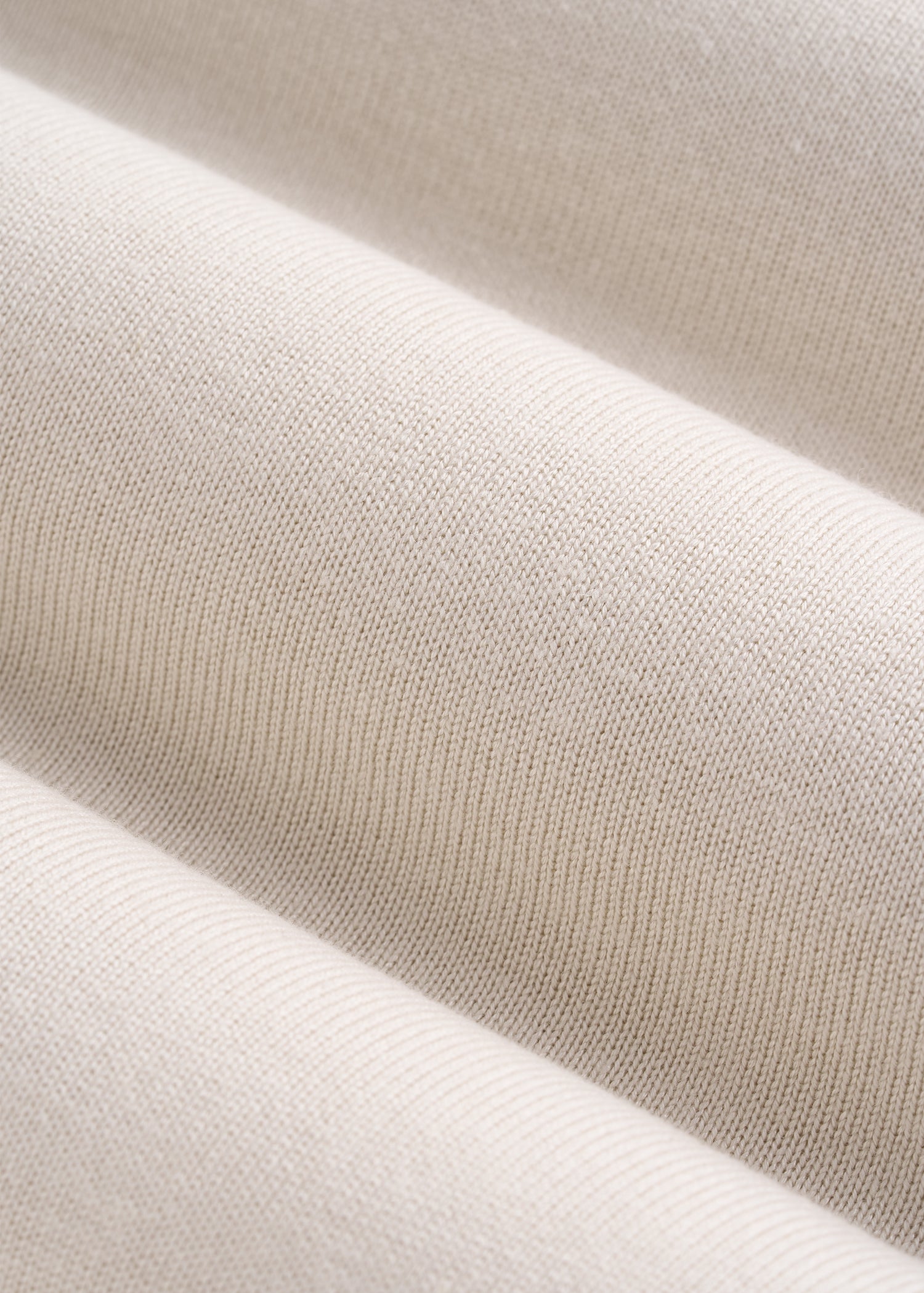 Linen Blend Lightweight Sweater for Tall Men in White Sand