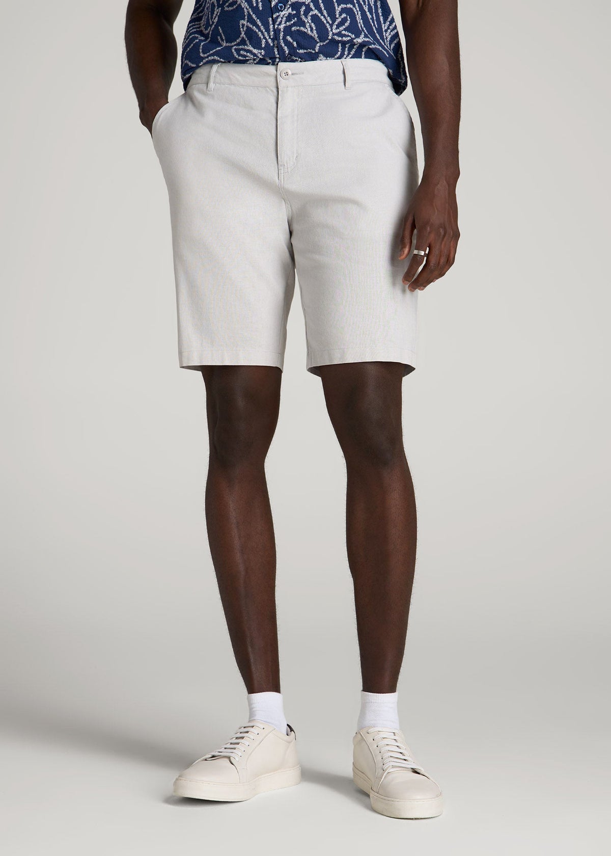 American Tall | Linen Shorts for Tall Men