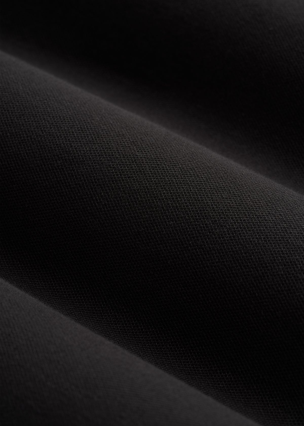 Long Sleeve Classic Polo for Tall Men in Black