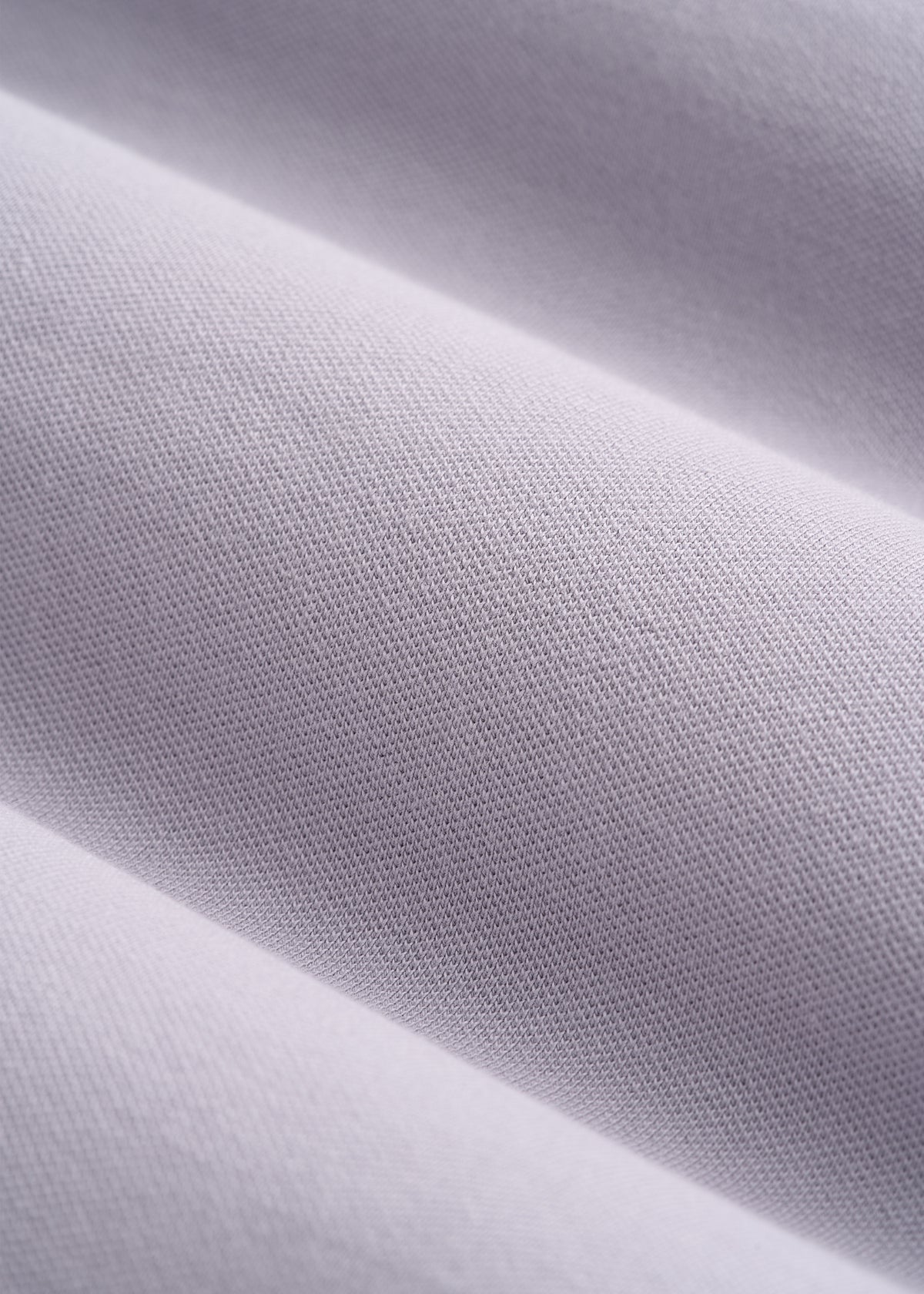 Long Sleeve Classic Polo for Tall Men in Dusty Lilac