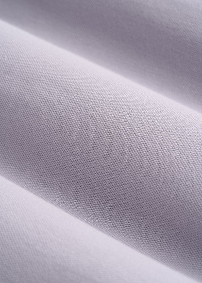 Long Sleeve Classic Polo for Tall Men in Dusty Lilac