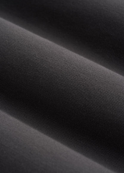 Long Sleeve Classic Polo for Tall Men in Iron Grey