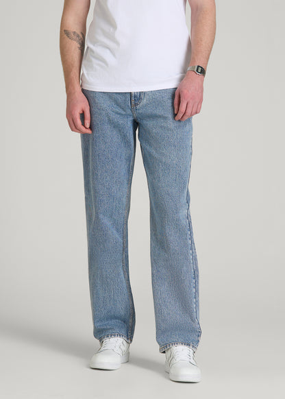 Loose Fit Jeans for Tall Men in Perfect Blue